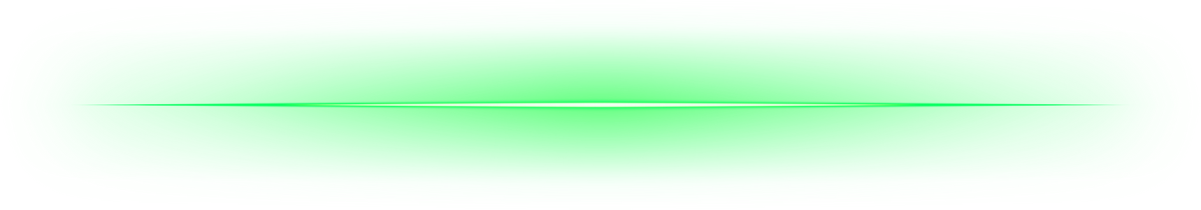 Glowing Green Neon Line Light